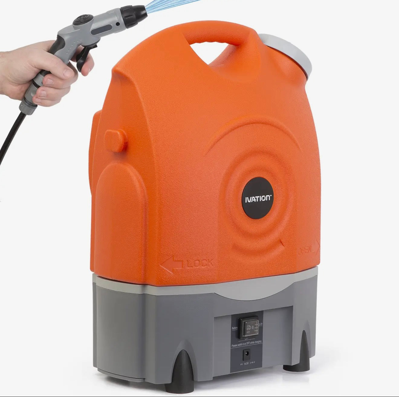 JM Electric Portable Pressure Washer Gun with Water Tank